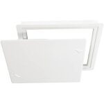 Nicoll - trappe de visite 24x24 blanc carr� �paisseur max 30mm anti - corrosion