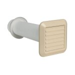 Nicoll - travers�e de mur tmtx d100 / 125 couleur sable pvc anti - uv