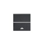 Bouton poussoir cloche large antracita niessen zenit n2204 an