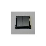 Niko - enjoliveur set de finition 2 touches � fleches gris alu steel grey coated pour bouton - poussoir ...