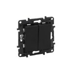 Niloe step interrupteur double 10 ax noir legrand 863505