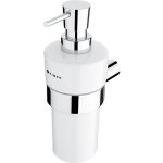 Nimco - bormo - distributeur de savon en c�ramique avec support, blanc / chrome br 11031kn - t - 26