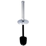 Pi�ces de rechange - brosse de toilette de rechange avec couvercle, noir / chrome 1178w - 26 - nimco