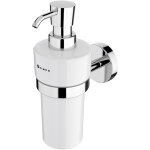 Nimco - unix - distributeur de savon en c�ramique, avec support, blanc / chrome un 13031kn - 26