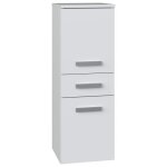 Hucoco - nina - meuble salle de bain 2 portes + 1 tiroir - 30x30x85cm - colonne basse rangement sdb