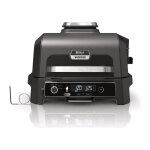 Ninja - woodfire pro xl �lectrique barbecue �lectrique noir, acier inoxydable y261723