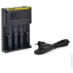 Nitecore - chargeur li - ion / imr / lifepo4 / nimh / nicd nitecore new i4 pour 4 accus 10340  26650 ...
