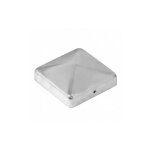 Fixtout - chapeau de poteau pyramidal zingu  visser - 90 x 90 mm