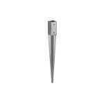 Fixtout - pied de poteau de jardin carr zingu  enfoncer - 71 x 750 x 2 mm