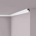 Nmc - corniche st2 nomastyl noel marquet moulure dcorative corniche de plafond design moderne blanc ...