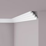 Nmc - corniche st4 nomastyl noel marquet moulure d�corative corniche de plafond design moderne blanc ...