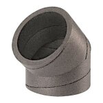 Nmc - gaine de ventilation climaflex - 45� - diam�tre160 mm - 2m