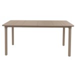 Noa table rectangulaire intrieur, extrieur 160x90 pied sable - tableau sable - garbar