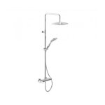 Colonne de douche externe monocommande en laiton chrom nobili sand