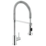 Nobili - mitigeur d'�vier avec douchette 2 jets orientables en laiton chrom�