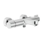 Nobili - mitigeur thermostatique bain - douche mural abc - chrom
