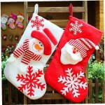 Nol bas pre nol bonbons bagclaus chaussette sac enfants cadeau de nol bonbons noel dcoration pour ...