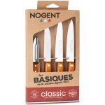 Nogent 3 etoiles - coffret de 3 couteaux et un éplucheur cerisier des bois 00096v Nogent 3 etoiles - coffret de 3 couteaux et un éplucheur cerisier des bois 00096v