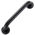 Noir 400mm - barre d'appui douche , poign�e de douche de s�curit�, barre d'appui wc handicap�, barre ...