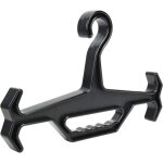 Noir. cintre de chasse, support mural d'�quipement polyvalent barre porte - pantalons chasse robuste ...