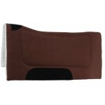 Noir - selle western avec garrot faonn en toile et fourrure synthtique avec renforts en cuir