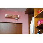 Noirot - chauffage infrarouge salle de bain royatz avec minuterie 1200w - intuis m131114