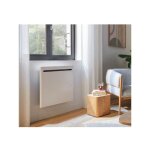 Intuis - radiateur noirot sensual 1250w horizontal blanc connect nem2484seec