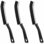 3 pcs brosse de nettoyage rainure fenetre bristled crevice cleaning brush pour porte fen�tre rail de ...