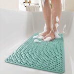 Tapis de baignoire antidérapant tapis de douche 35x68cm tapis de salle de bain avec ventouses et trous ... Tapis de baignoire antidérapant tapis de douche 35x68cm tapis de salle de bain avec ventouses et trous ...
