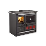 Nordica - cuisinire  bois raccordable - la rosa xxl 5. 0 steel 11 kw