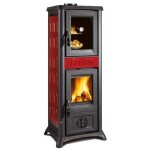 Nordica - po�le � bois avec four - la gemma forno 5. 0 ceramica 7. 3 kw bordeaux