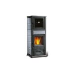 La nordica - pole  bois avec four raccordable rossella plus forno 5. 0 9. 4 kw