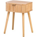 Nordlys - table de chevet nuit appoint naturel en bois Nordlys - table de chevet nuit appoint naturel en bois