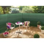 Nortene - brise vue tiss� 100% occultant - vert - 1, 5 x 5 m supratex