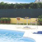 Nortene - brise vue tiss 95% occultant - vert - 2 x 50 m totaltex