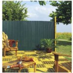 Nortene - canisse pvc 'plasticane single face' 85 % occultant bambou - 1 x 3 m