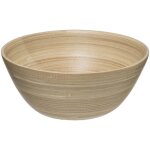 Northix saladier bambou bicolore 17 cm naturel