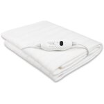 Couverture chauffante esperanza ehb002 60 w blanc polaire, polyester