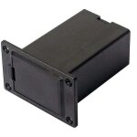 Tout nouveau 1 pc 9 v batterie noir support bo�te bo�te compartiment couverture guitare basse micro (pas ...