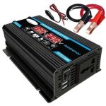 Nouveau 300w 12v 220v led ac voiture onduleur convertisseur chargeur adaptateur inverseur double usb ...