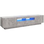 Nova - the living store meuble tv avec lumières led gris béton 180x35x40 cm - meubles tv - meuble tv ... Nova - the living store meuble tv avec lumières led gris béton 180x35x40 cm - meubles tv - meuble tv ...