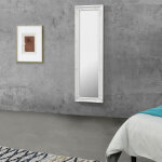 [en. casa] - miroir mural livorno 132 x 42 x 3, 5 cm blanc