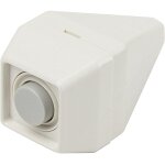 Friedland - bouton poussoir poire blanc novar friedland d647