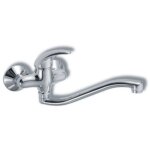 Novaservis - metalia 55 - mitigeur d'�vier, espacement 10 cm, levier m�dical, chrome 55074l, 0