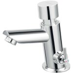 Novaservis - robinet de lavabo presstige pro, temporis�, avec contr�le de temp�rature, chrom�