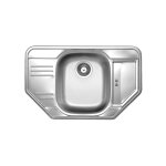 Novaservis - viers - �vier, 49x78 cm avec trop - plein, inox dr49 / 78r