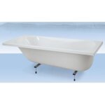 Novellini - baignoire calypso (pieds inclus) - dimensions : 170 x 75 cm - couleur blanc