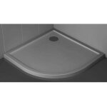 Novellini box doccia - receveur de douche � de cercle novellini victory gris 100x100 cm h 4, 5cm