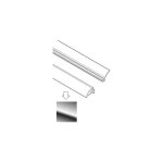 Kit profilé étanchéité chromé avec joint pour cabine de douche Kit profilé étanchéité chromé avec joint pour cabine de douche