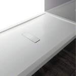 Novellini - receveur de douche blanc brillant hauteur 35 mm custom mesures receveur de douche 180 x 90 ...